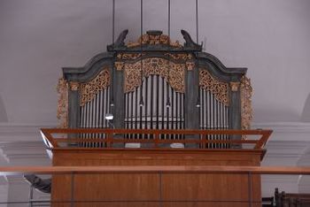 Orgel (6/I/P) der Kirche der Evangelischen Pfarrgemeinde in Timelkam - Mauracher