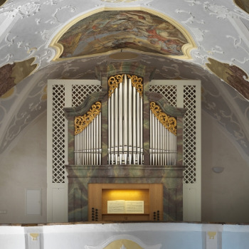 Orgel der Pfarkirche in Roßbach /
OÖ