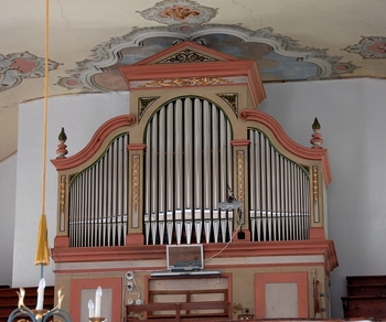 Orgel der
Pfarrkirche von Bucheben im Raurisertal - 1896 Reinisch