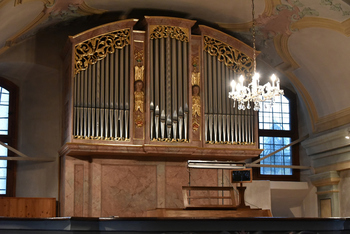 Orgel der Pfarrkirche von Elsbethen bei Salzburg - 1977 Hermann Oettl