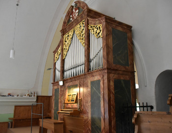 Orgel der Pfarrkirche von Flachau - 1998 Fritz Mertel
