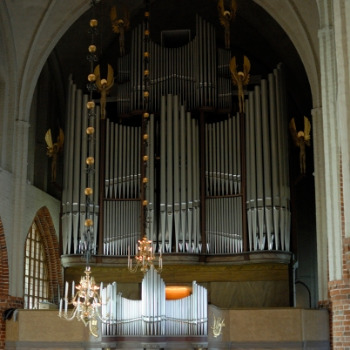 Orgel der St.
Nikolai Kirche in Halmstad (Schweden)