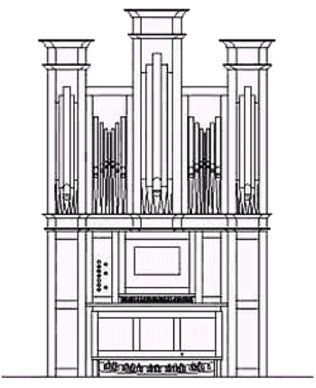 Orgel für das Oratorium des Franziskanerklosters Salzburg