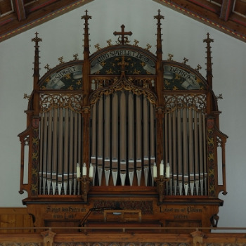 Orgel in der Evang. Kirche in
Gosau