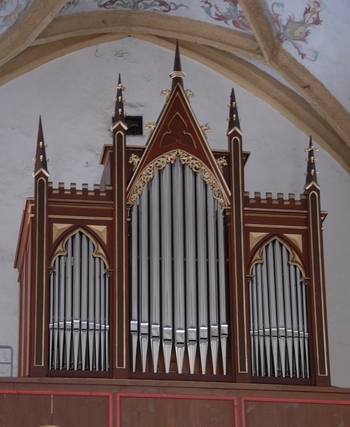 Orger der
Pfarrkirche Hüttau - 1895 Albert Mauracher